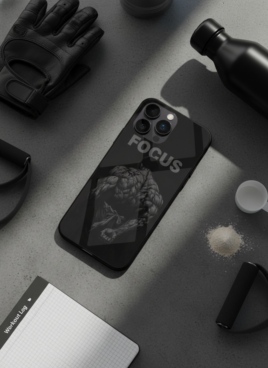 Focus Premium Glass Back Cover For iPhone 14-17 Models The Case & Co India