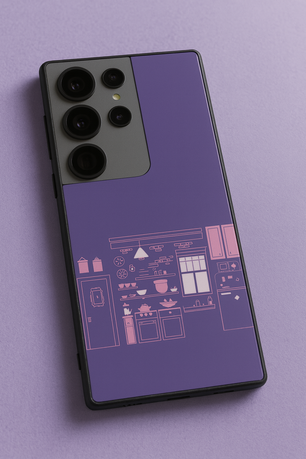 FRIENDS Purple Door Dreams Premium Glass Back Cover For Galaxy S Series The Case & Co India