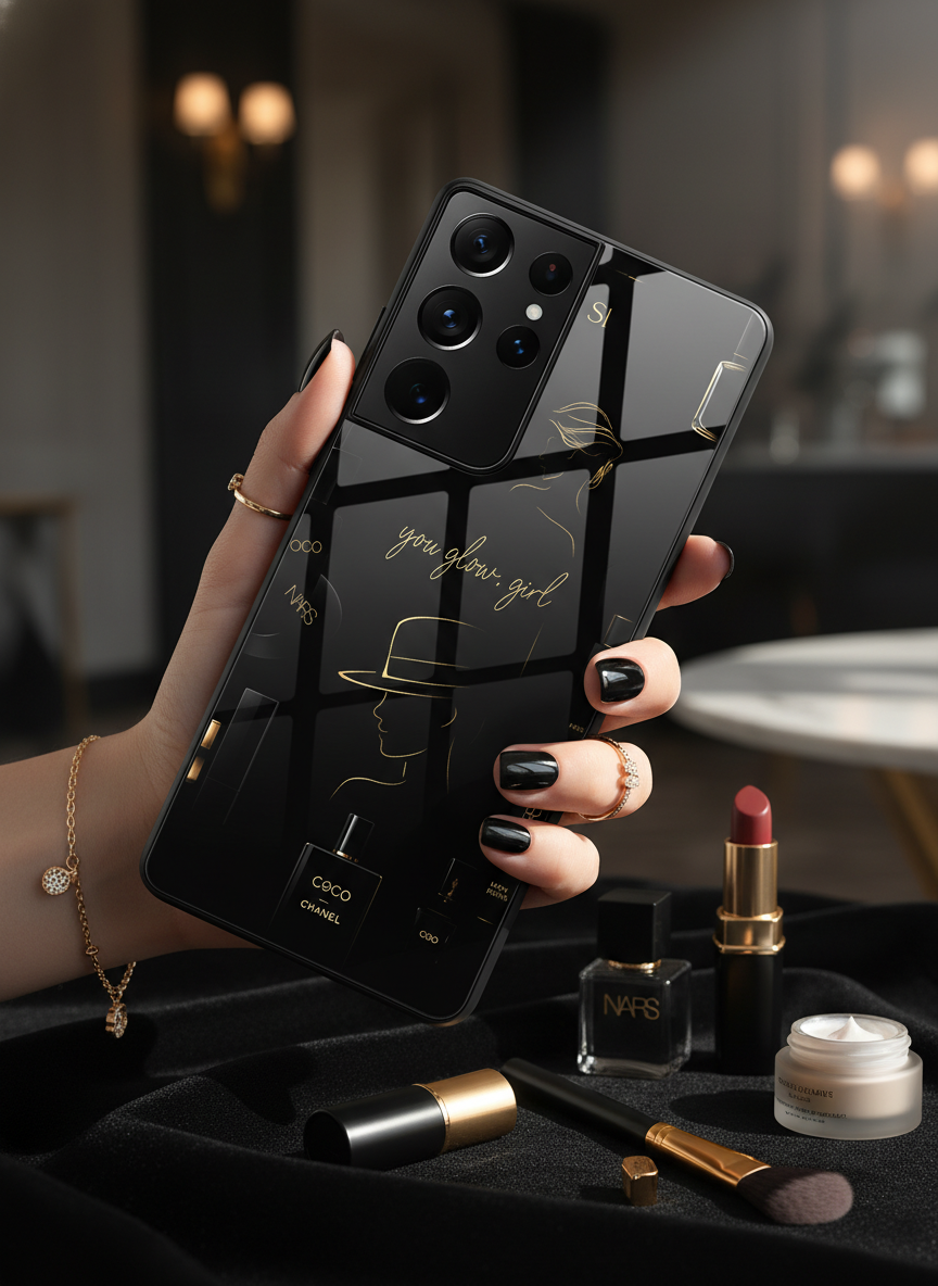 Glow & Grace Premium Glass Back Cover For Galaxy S Series The Case & Co India