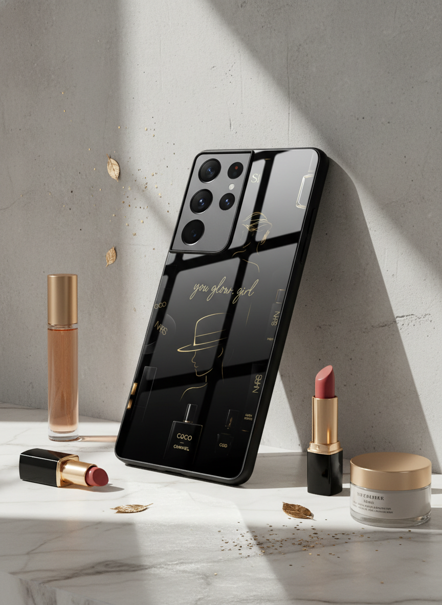 Glow & Grace Premium Glass Back Cover For Galaxy S Series The Case & Co India