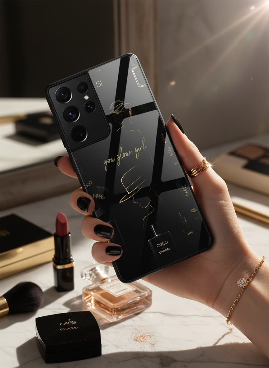Glow & Grace Premium Glass Back Cover For Galaxy S Series The Case & Co India