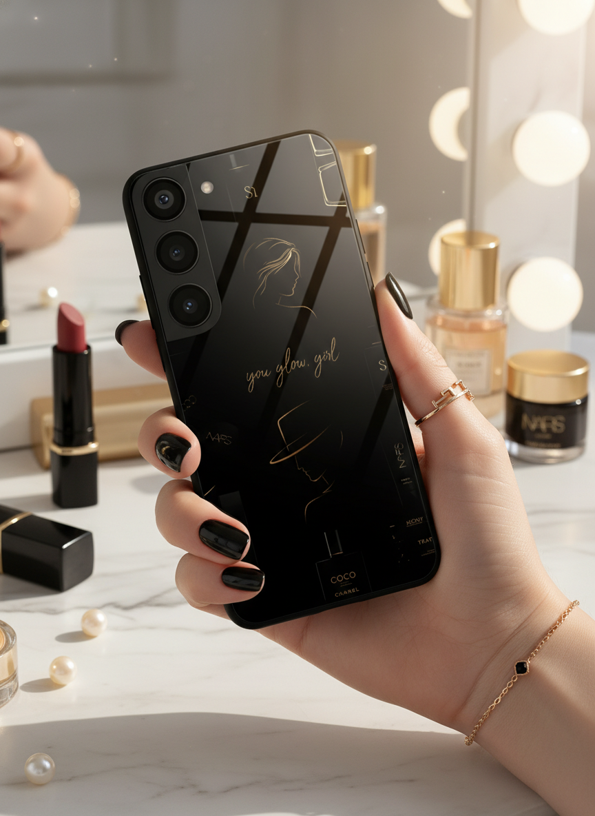 Glow & Grace Premium Glass Back Cover For Galaxy S Series The Case & Co India