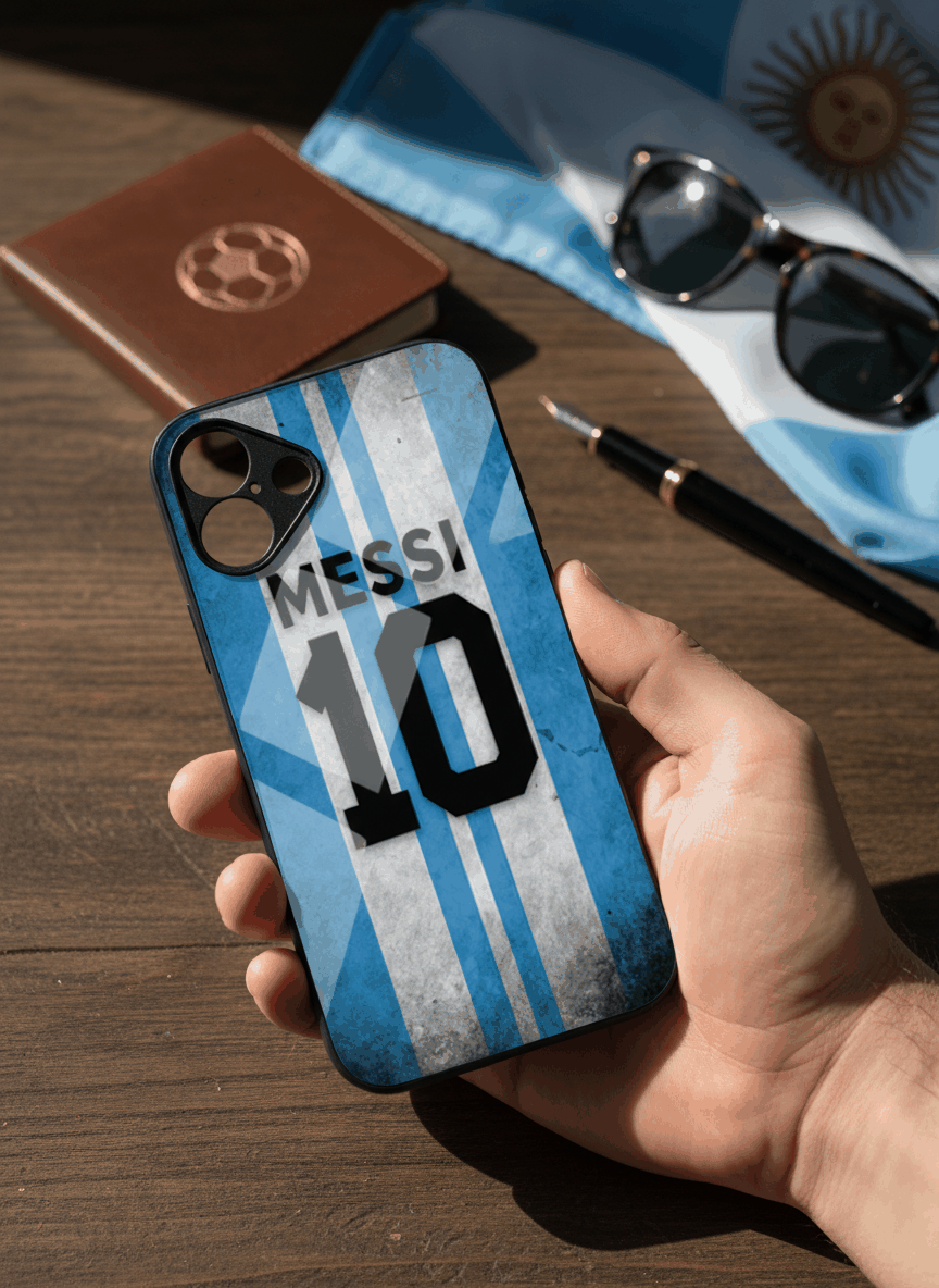GOAT 10 Premium Glass Back Cover For iPhone 14-17 Models The Case & Co India