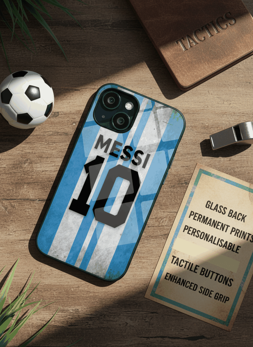 GOAT 10 Premium Glass Back Cover For iPhone 14-17 Models The Case & Co India
