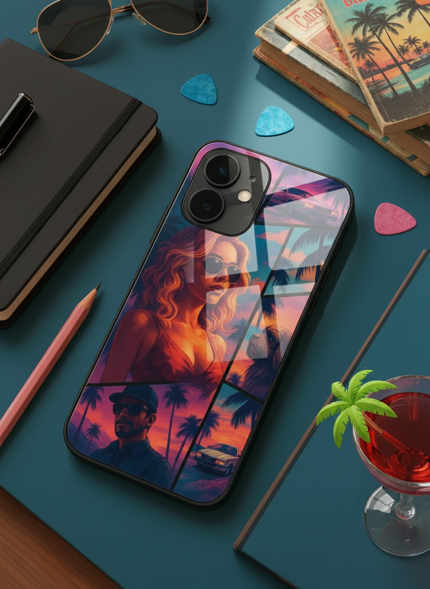 GTA Loading  Premium Glass Back Cover For iPhone 14-17 Models The Case & Co India