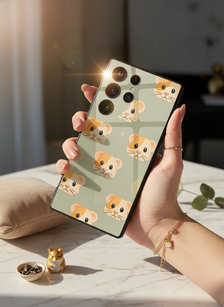 Hello Rabbis Premium Glass Back Cover For Galaxy S Series The Case & Co India