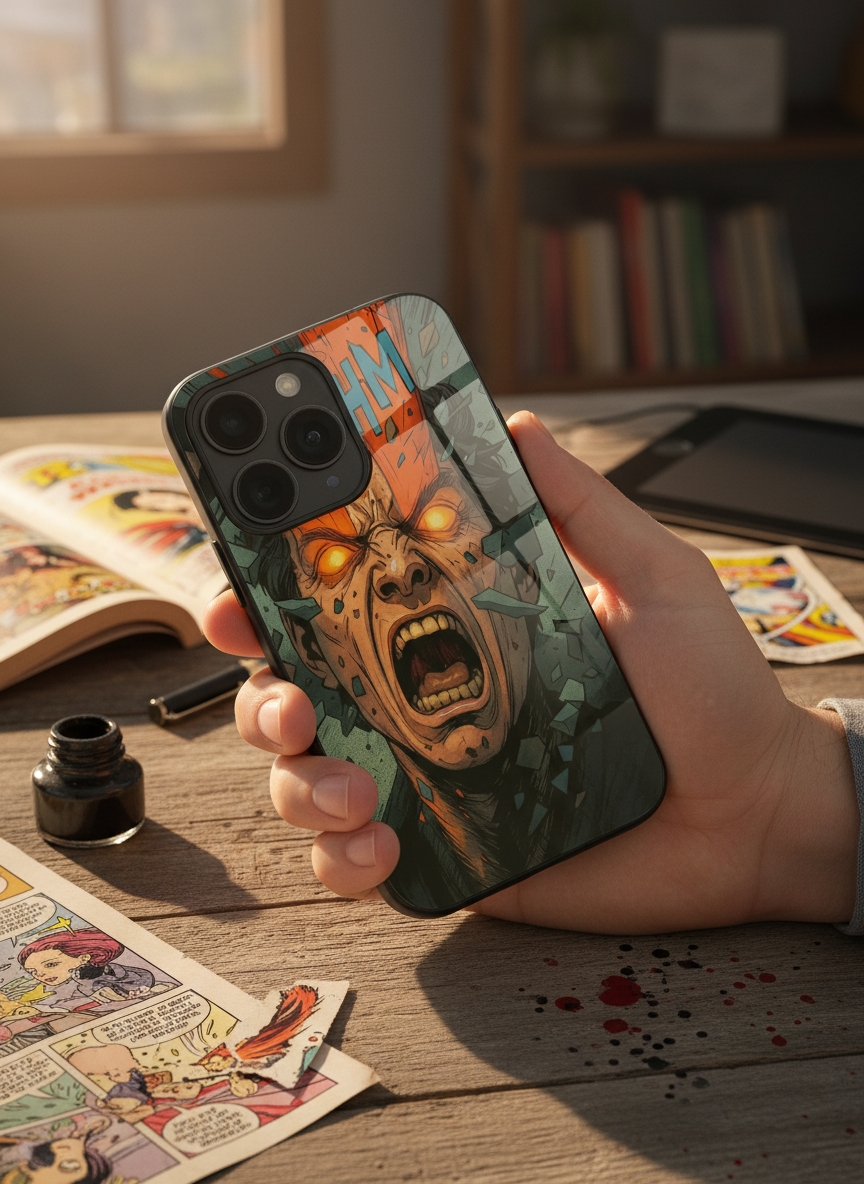 Home Lander is on its way  Premium Glass Back Cover For iPhone 14-17 Models The Case & Co India
