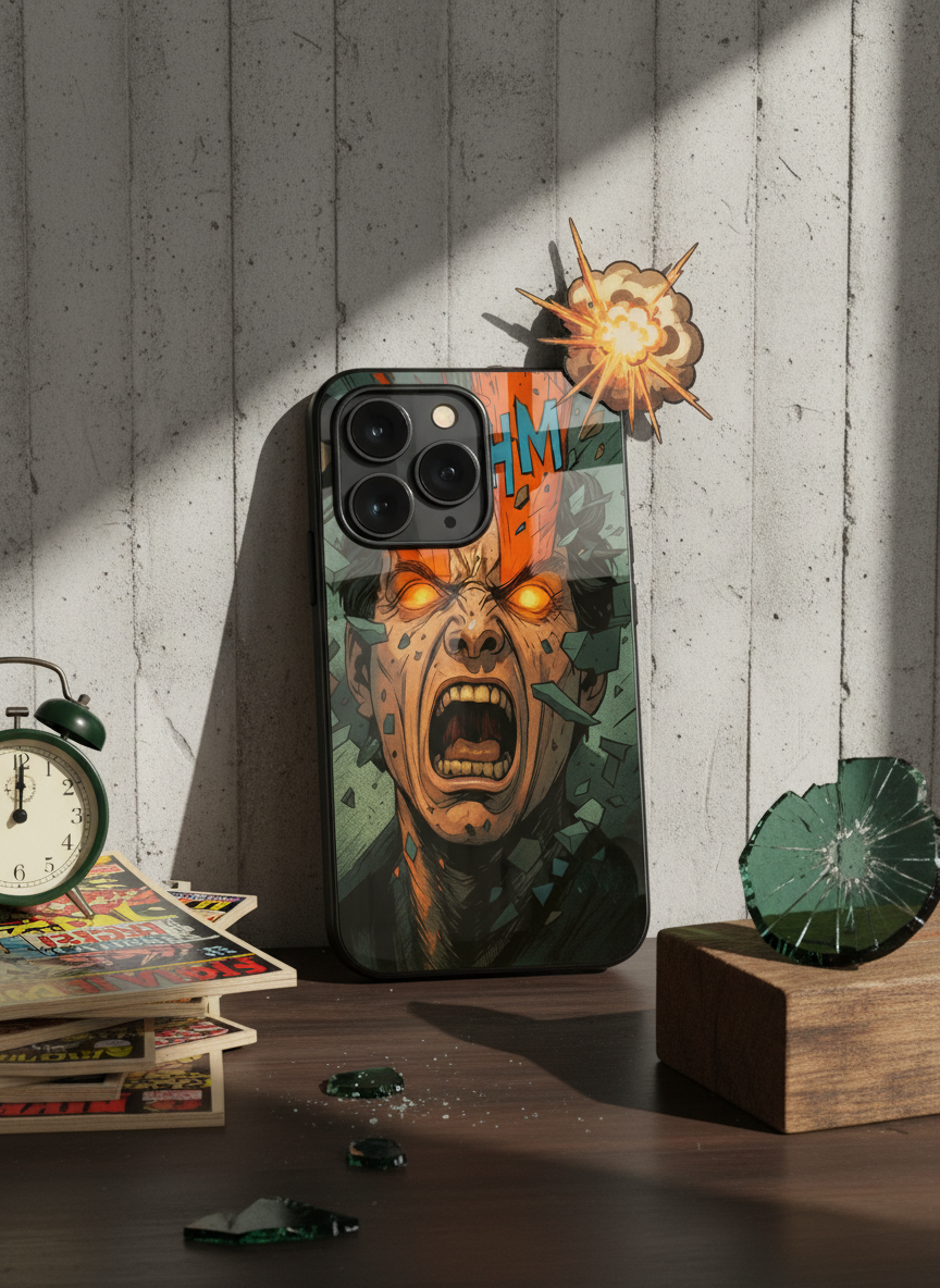 Home Lander is on its way  Premium Glass Back Cover For iPhone 14-17 Models The Case & Co India
