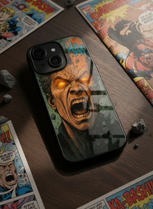 Home Lander is on its way Mono Frame Glass Back Cover For iPhone 14-17 Models