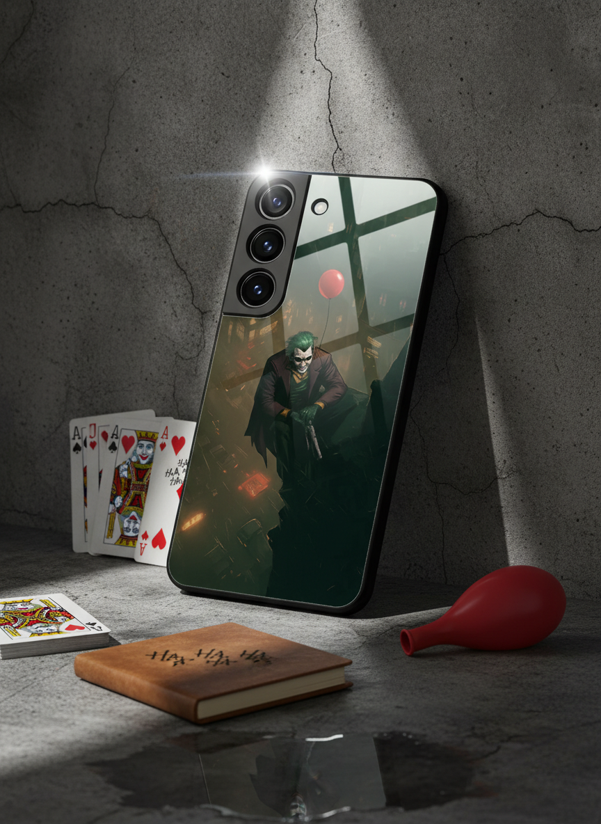 I am Joker Premium Glass Back Cover For Galaxy S Series The Case & Co India