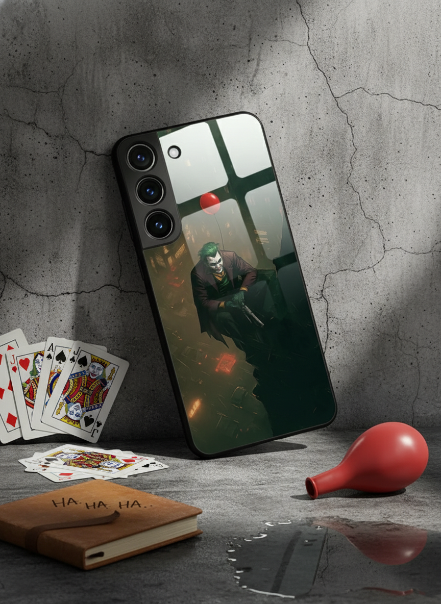 I am Joker Premium Glass Back Cover For Galaxy S Series The Case & Co India