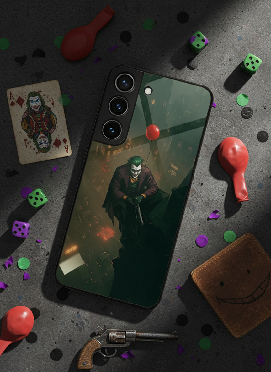 I am Joker Premium Glass Back Cover For Galaxy S Series The Case & Co India