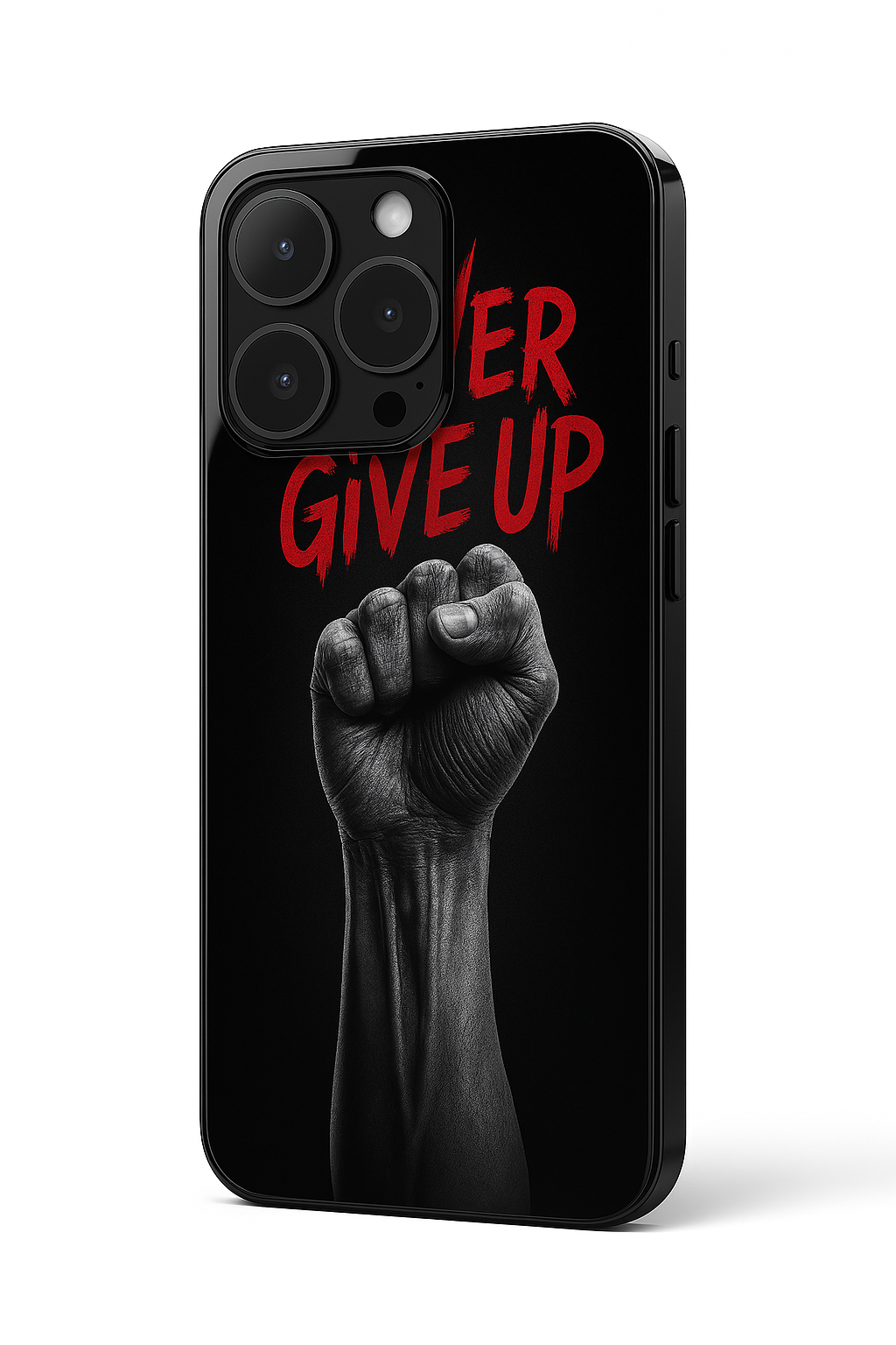 Iron Will Premium Glass Back Cover For iPhone 14-17 Models The Case & Co India