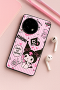 Kuromi Cat Glass Back Cover For One Plus 13, 12, 11, 10 The Case & Co India