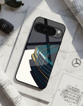Minimal Car Sketch Premium Glass Back Cover For Google Pixel 7,8,9,10 Series The Case & Co India