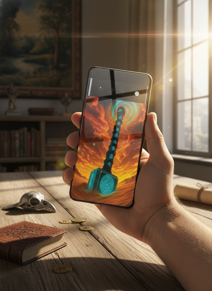 Mjolnir is it You ? Premium Glass Back Cover For Google Pixel 7,8,9,10 Series The Case & Co India