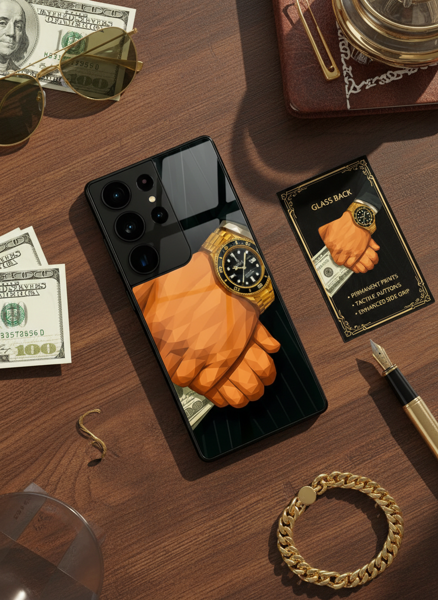 Money Matters Premium Glass Back Cover For Galaxy S Series The Case & Co India