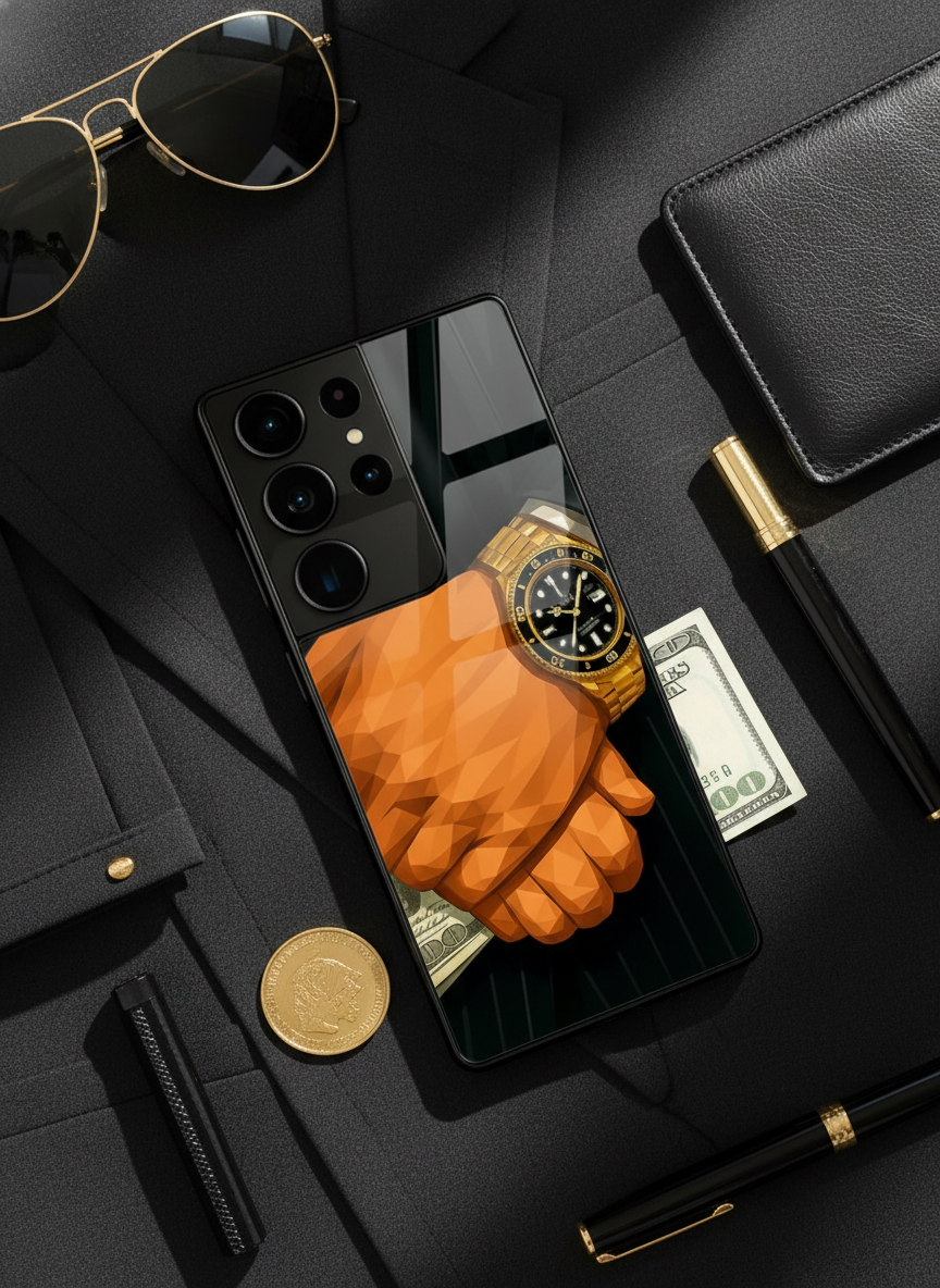 Money Matters Premium Glass Back Cover For Galaxy S Series The Case & Co India