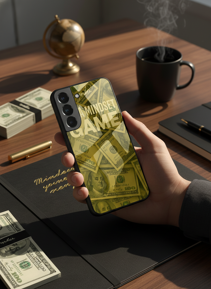 Money Mindset Premium Glass Back Cover For Galaxy S Series The Case & Co India