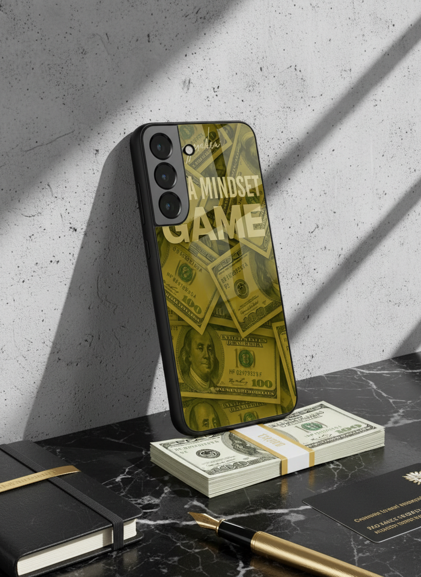Money Mindset Premium Glass Back Cover For Galaxy S Series The Case & Co India