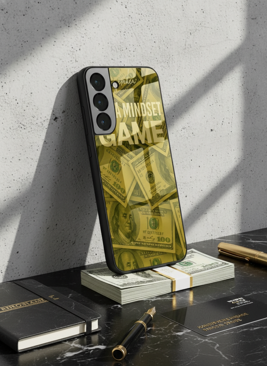 Money Mindset Premium Glass Back Cover For Galaxy S Series The Case & Co India