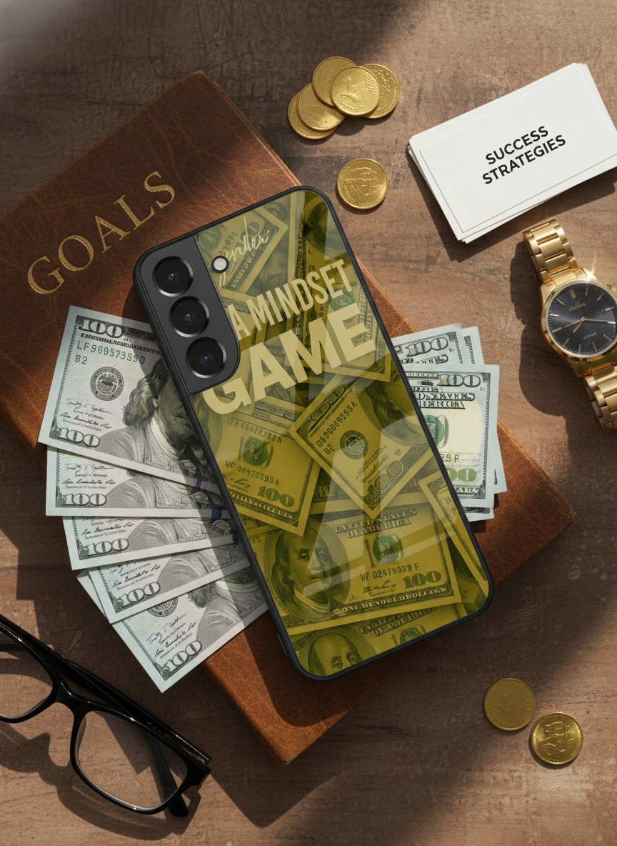 Money Mindset Premium Glass Back Cover For Galaxy S Series The Case & Co India