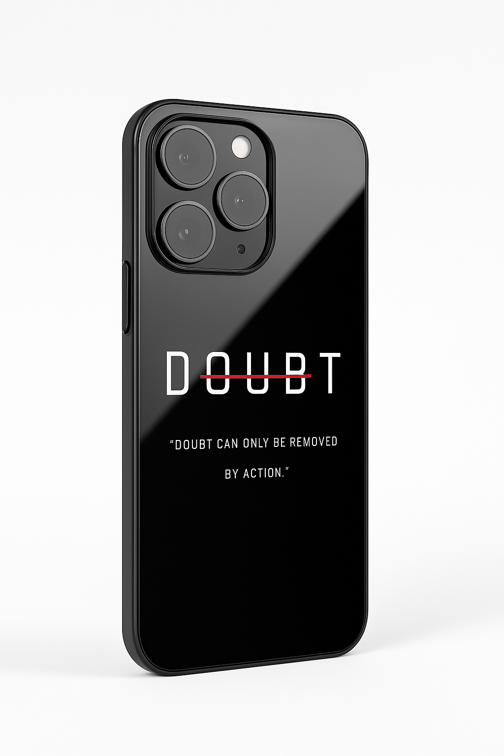 No Doubt Premium Glass Back Cover For iPhone 14-17 Models The Case & Co India