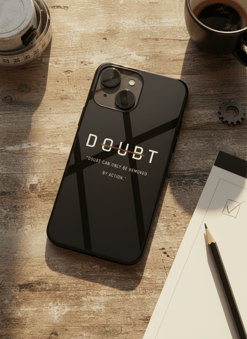 No Doubt Premium Glass Back Cover For iPhone 14-17 Models The Case & Co India