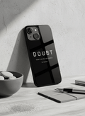 No Doubt Premium Glass Back Cover For iPhone 14-17 Models The Case & Co India