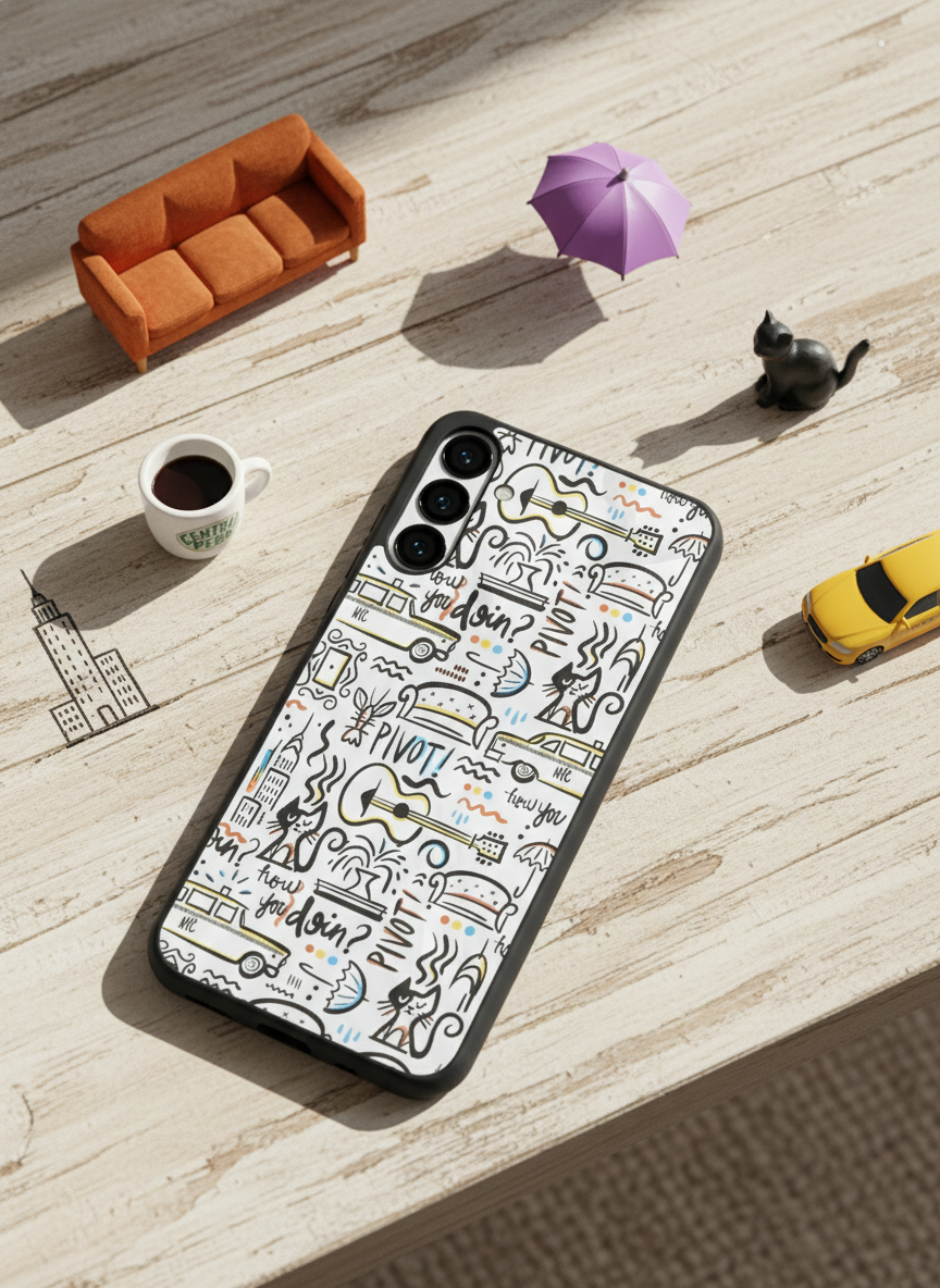 NYC Vibes Premium Glass Back Cover For Galaxy S Series The Case & Co India