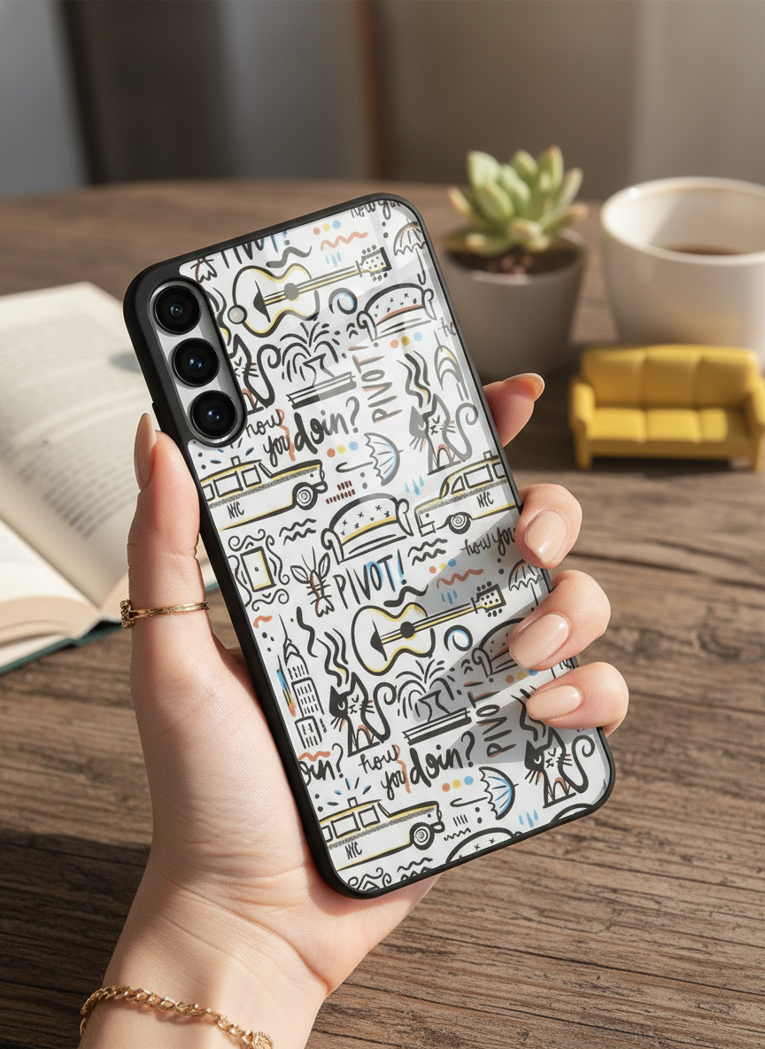 NYC Vibes Premium Glass Back Cover For Galaxy S Series The Case & Co India