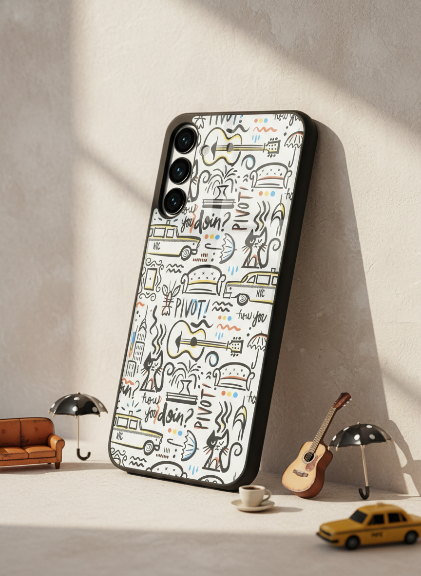 NYC Vibes Premium Glass Back Cover For Galaxy S Series The Case & Co India