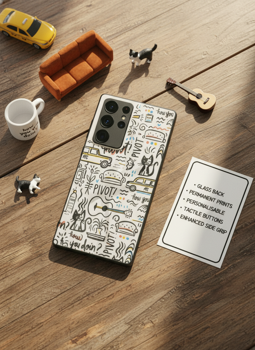 NYC Vibes Premium Glass Back Cover For Galaxy S Series The Case & Co India