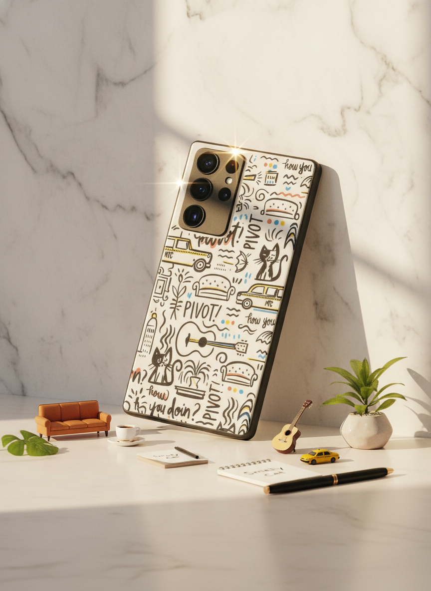 NYC Vibes Premium Glass Back Cover For Galaxy S Series The Case & Co India