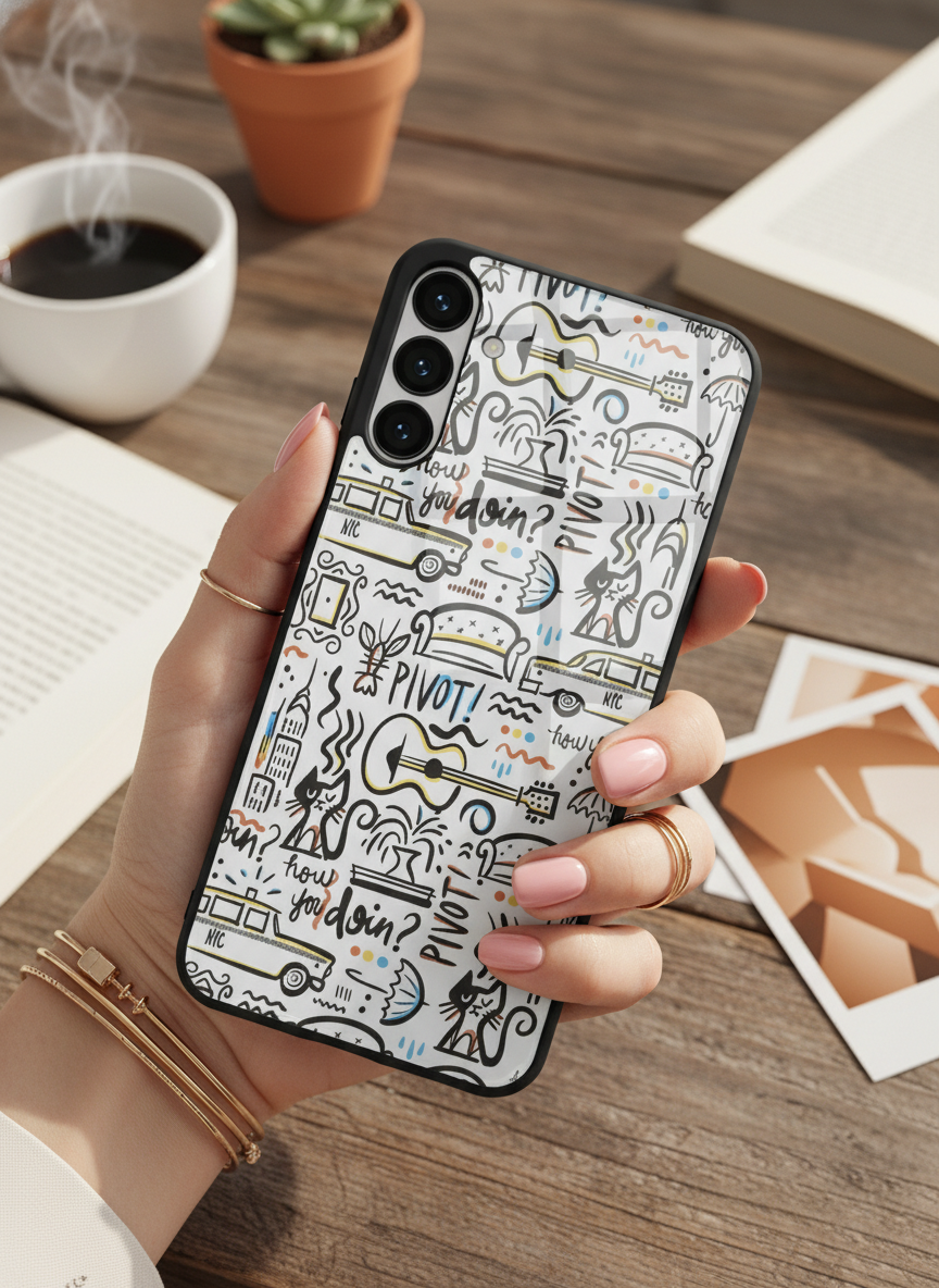 NYC Vibes Premium Glass Back Cover For Galaxy S Series The Case & Co India
