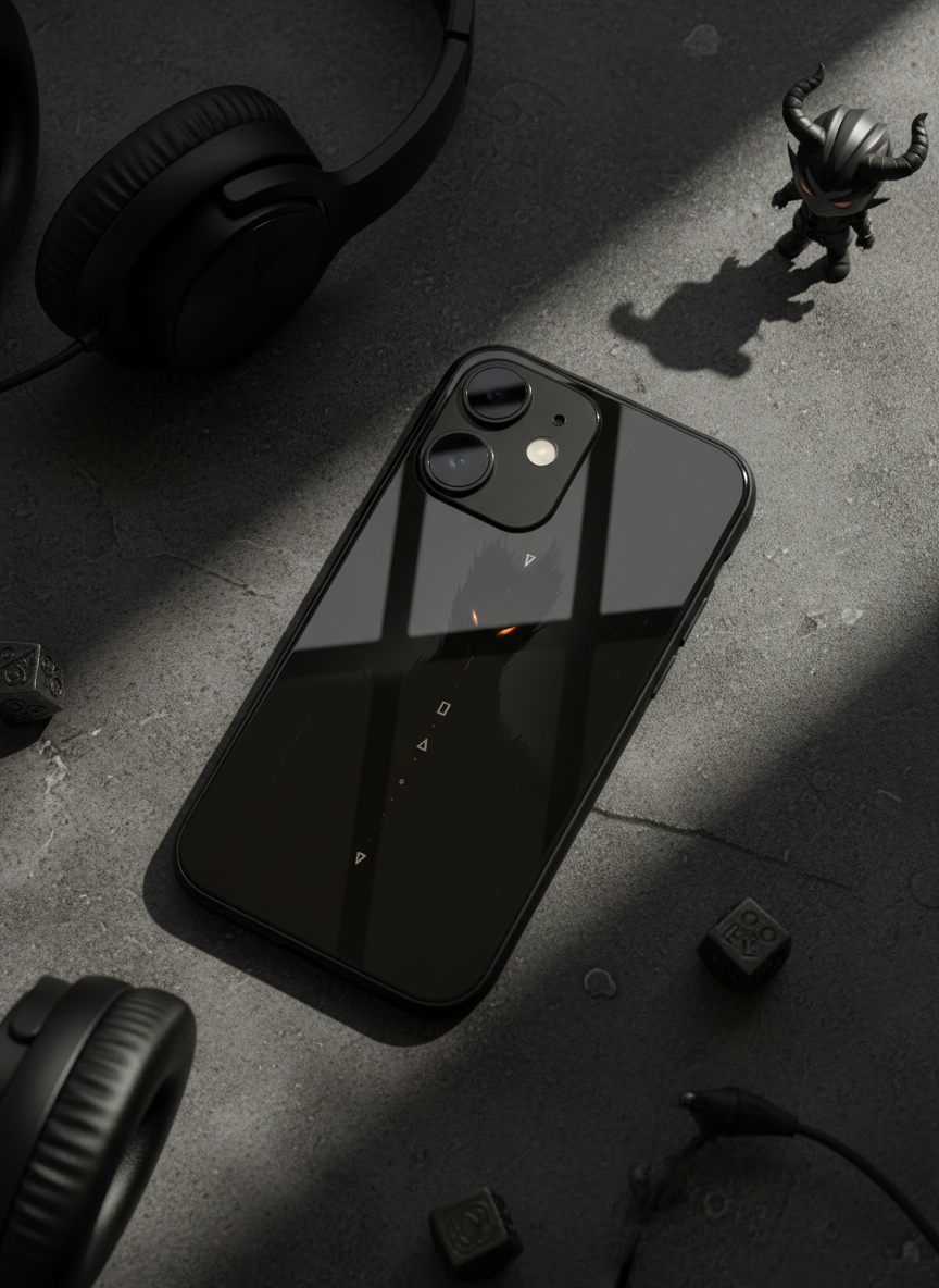 Oblivion Eyes Premium Glass Back Cover For iPhone 14-17 Models The Case & Co India