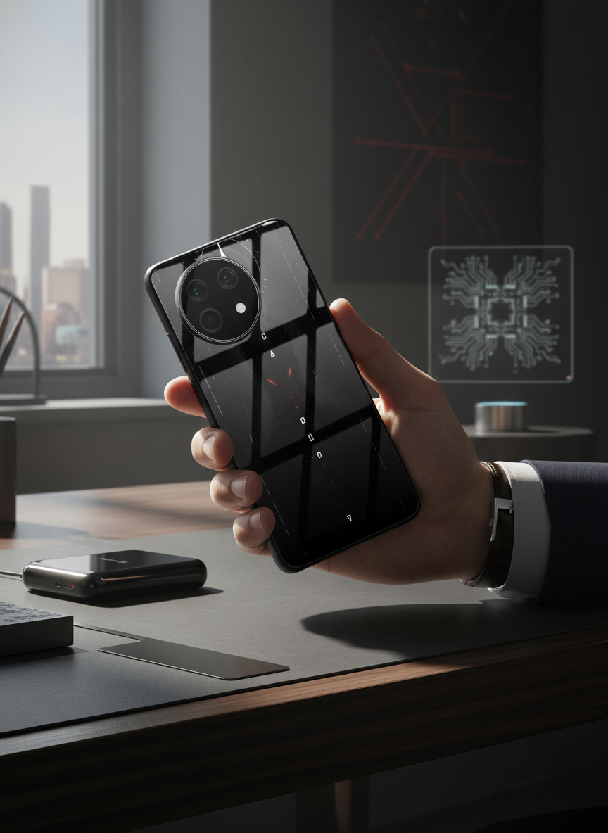 Oblivion Premium Glass Back Cover For One Plus 13, 12, 11, 10 The Case & Co India