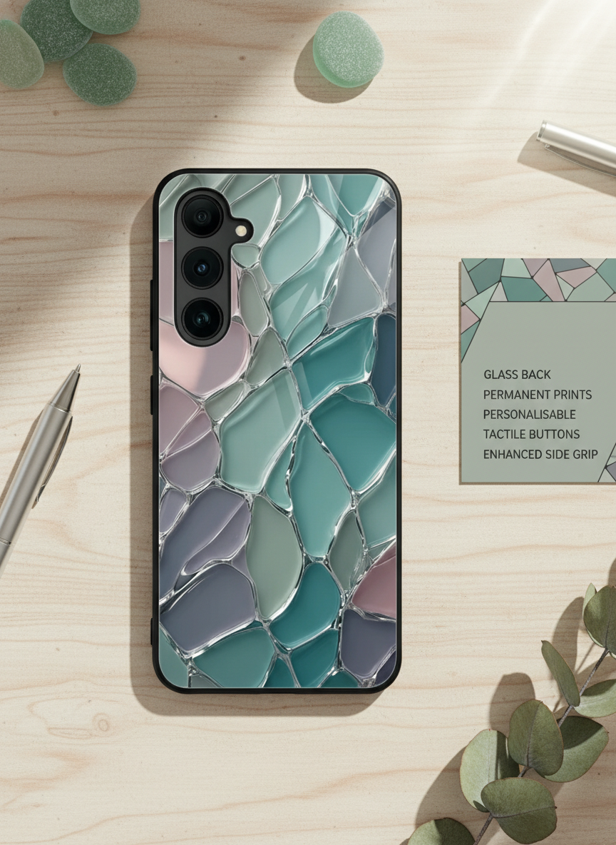 Ocean Glaze Premium Glass Back Cover For Galaxy S Series The Case & Co India