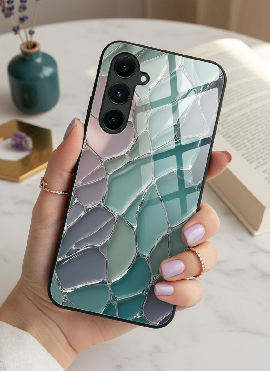 Ocean Glaze Premium Glass Back Cover For Galaxy S Series The Case & Co India