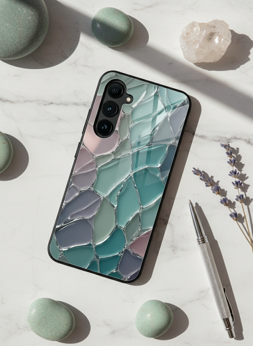 Ocean Glaze Premium Glass Back Cover For Galaxy S Series The Case & Co India