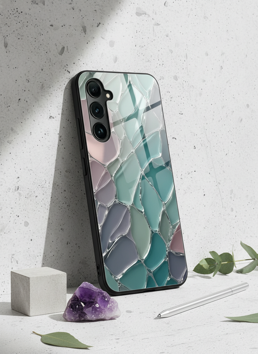 Ocean Glaze Premium Glass Back Cover For Galaxy S Series The Case & Co India