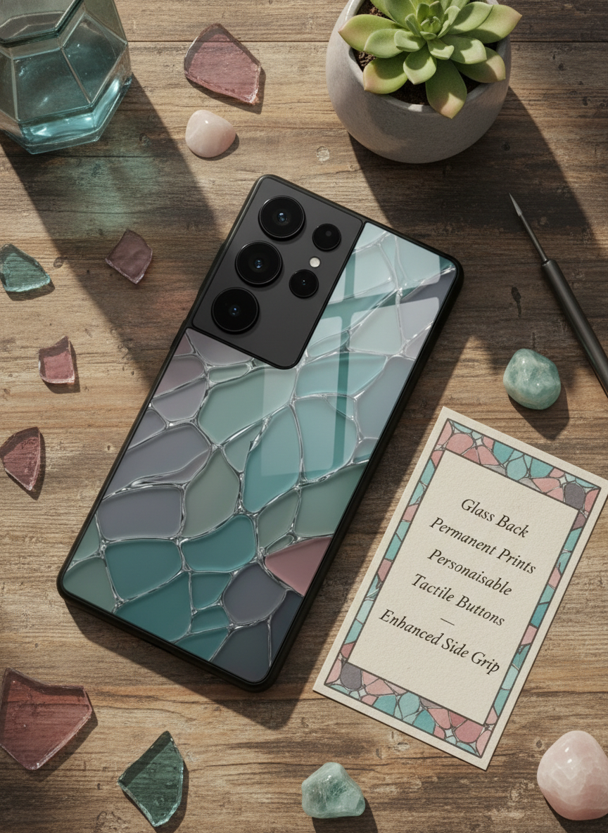 Ocean Glaze Premium Glass Back Cover For Galaxy S Series The Case & Co India