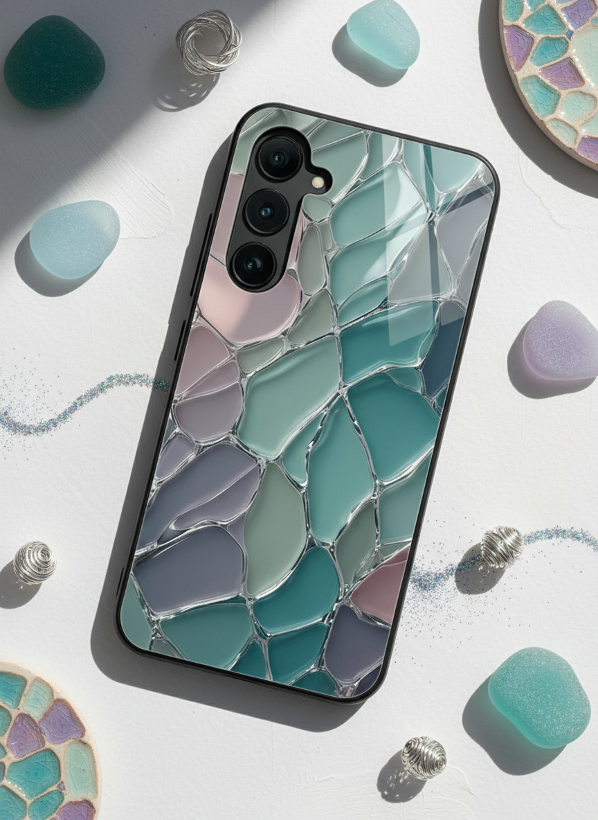 Ocean Glaze Premium Glass Back Cover For Galaxy S Series The Case & Co India