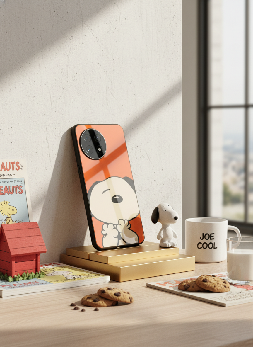 Puppy Love Glass Back Cover For One Plus 13, 12, 11, 10 The Case & Co India