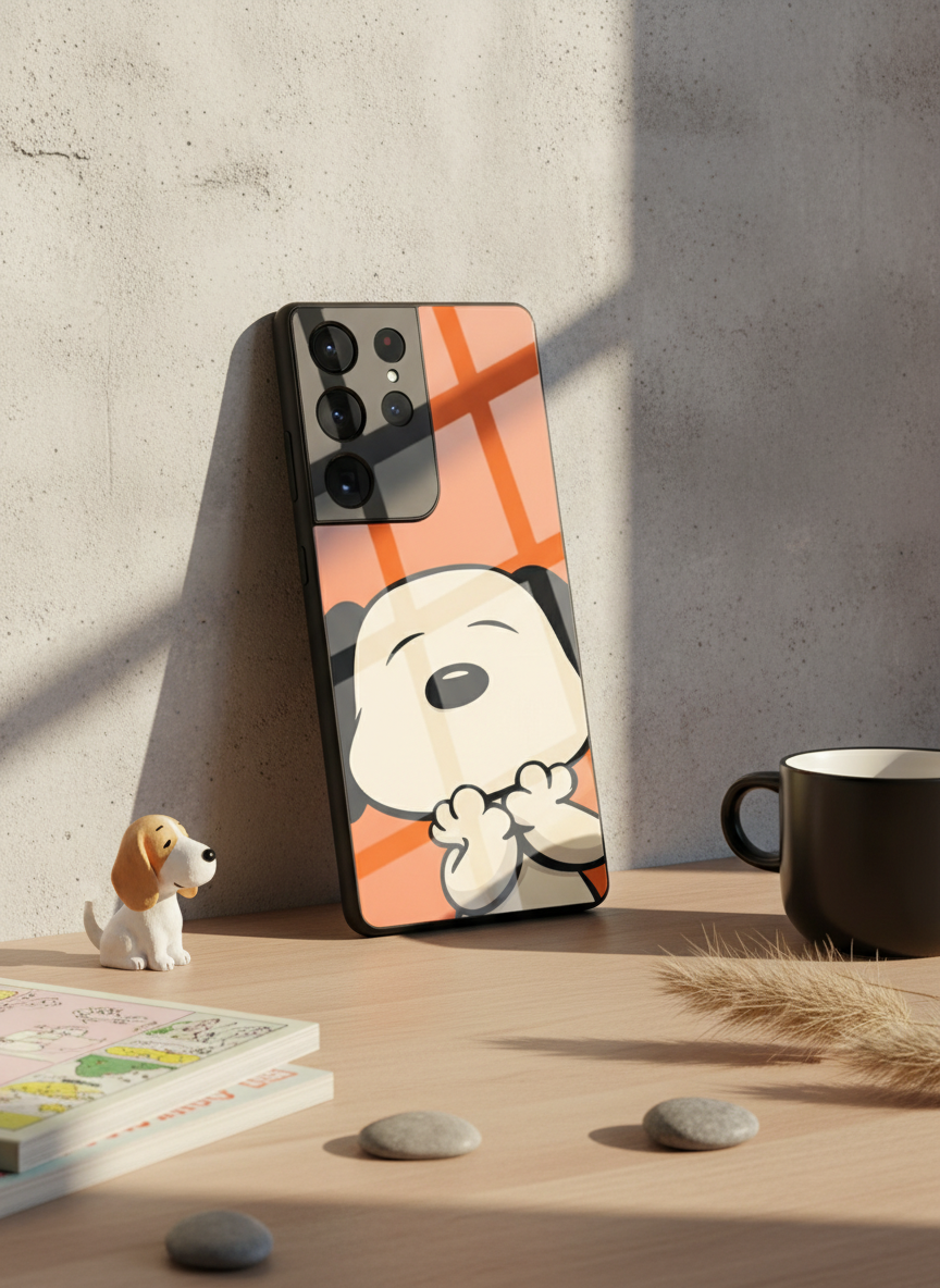Puppy Love Premium Glass Back Cover For Galaxy S Series The Case & Co India
