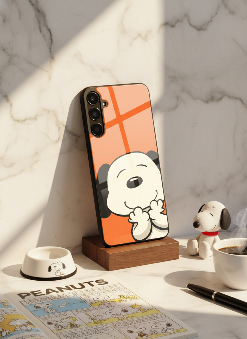 Puppy Love Premium Glass Back Cover For Galaxy S Series The Case & Co India