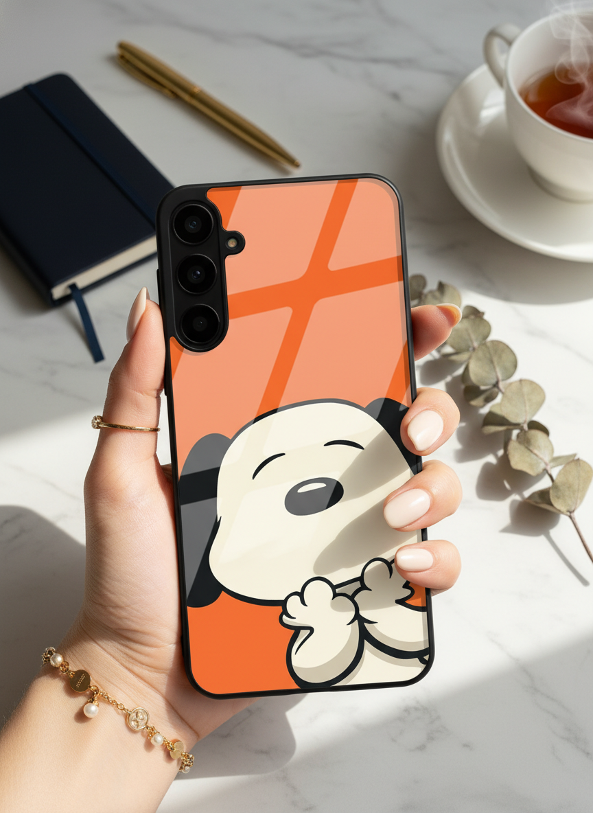 Puppy Love Premium Glass Back Cover For Galaxy S Series The Case & Co India