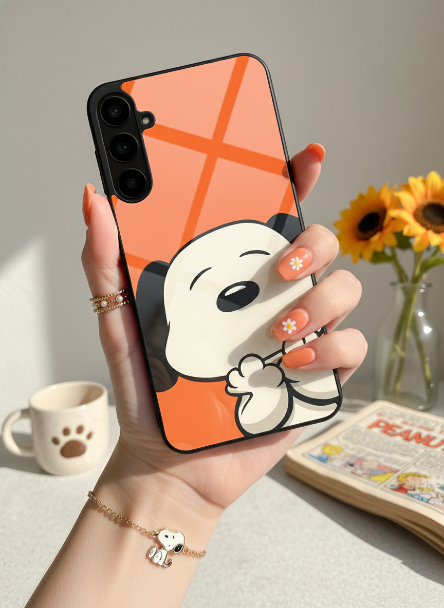 Puppy Love Premium Glass Back Cover For Galaxy S Series The Case & Co India