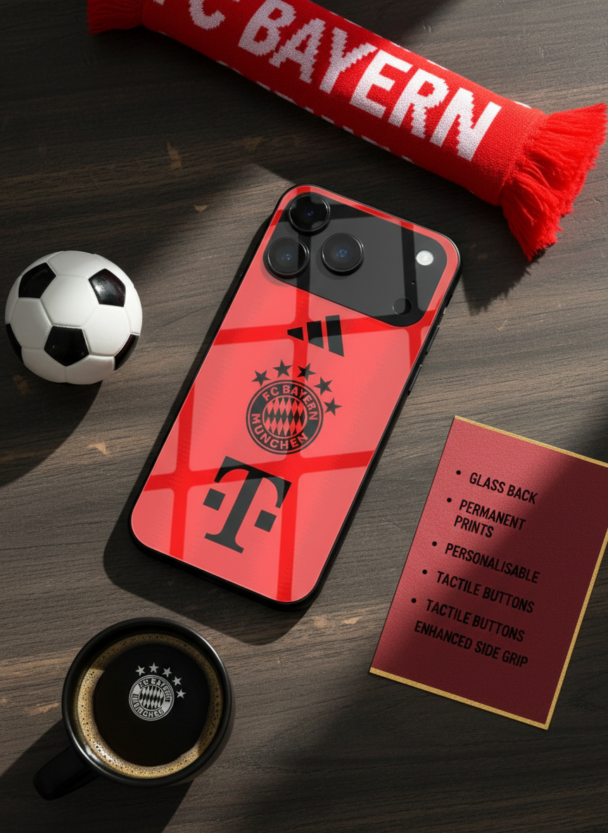 Red Armor Premium Glass Back Cover For iPhone 14-17 Models The Case & Co India