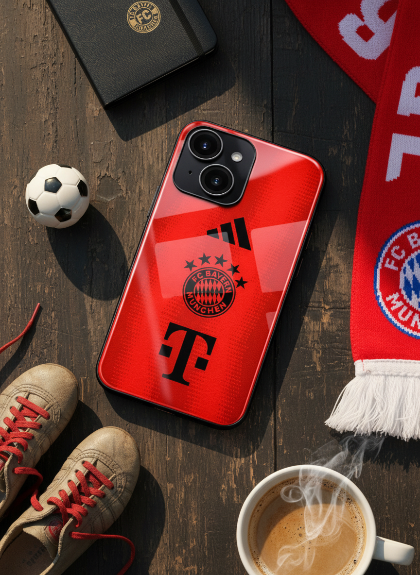 Red Armor Premium Glass Back Cover For iPhone 14-17 Models The Case & Co India